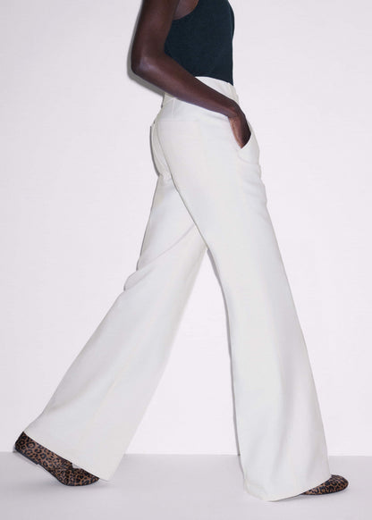 ME+EM Clothing Ivory Everyday Leg Elongator Pant
