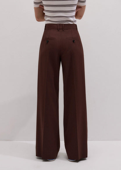 ME+EM Clothing Cinnamon Pinstripe Leg Elongator Pant