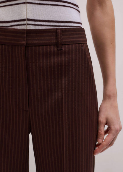 ME+EM Clothing Cinnamon Pinstripe Leg Elongator Pant