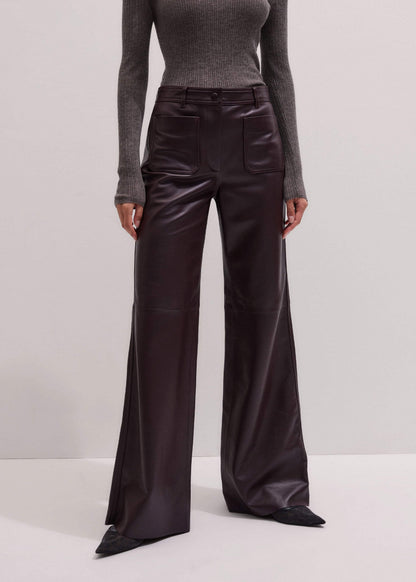ME+EM Clothing Red Boot Cut Pant