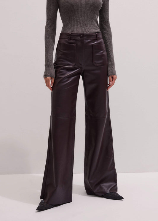 ME+EM Clothing Red Boot Cut Pant