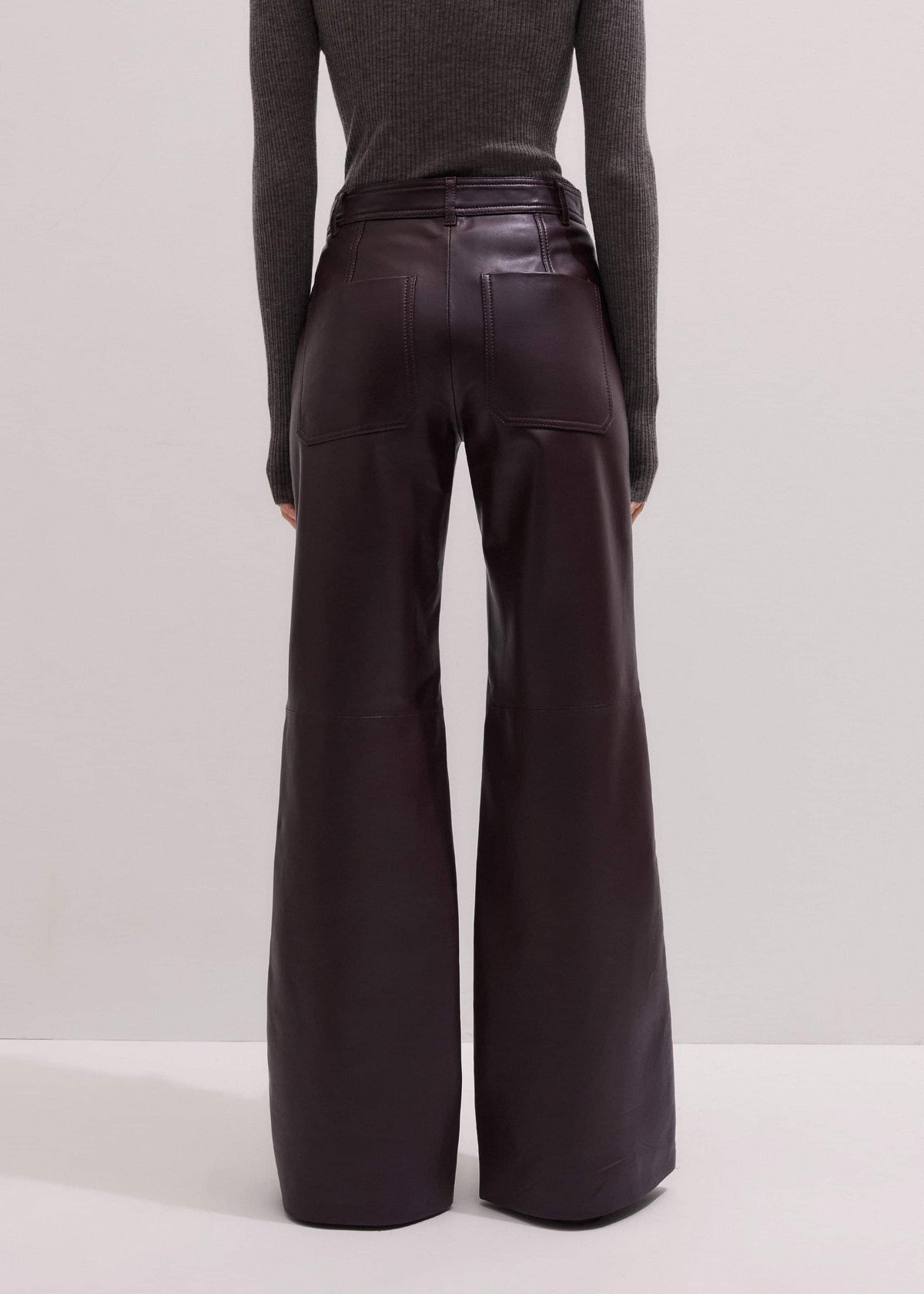 ME+EM Clothing Red Boot Cut Pant
