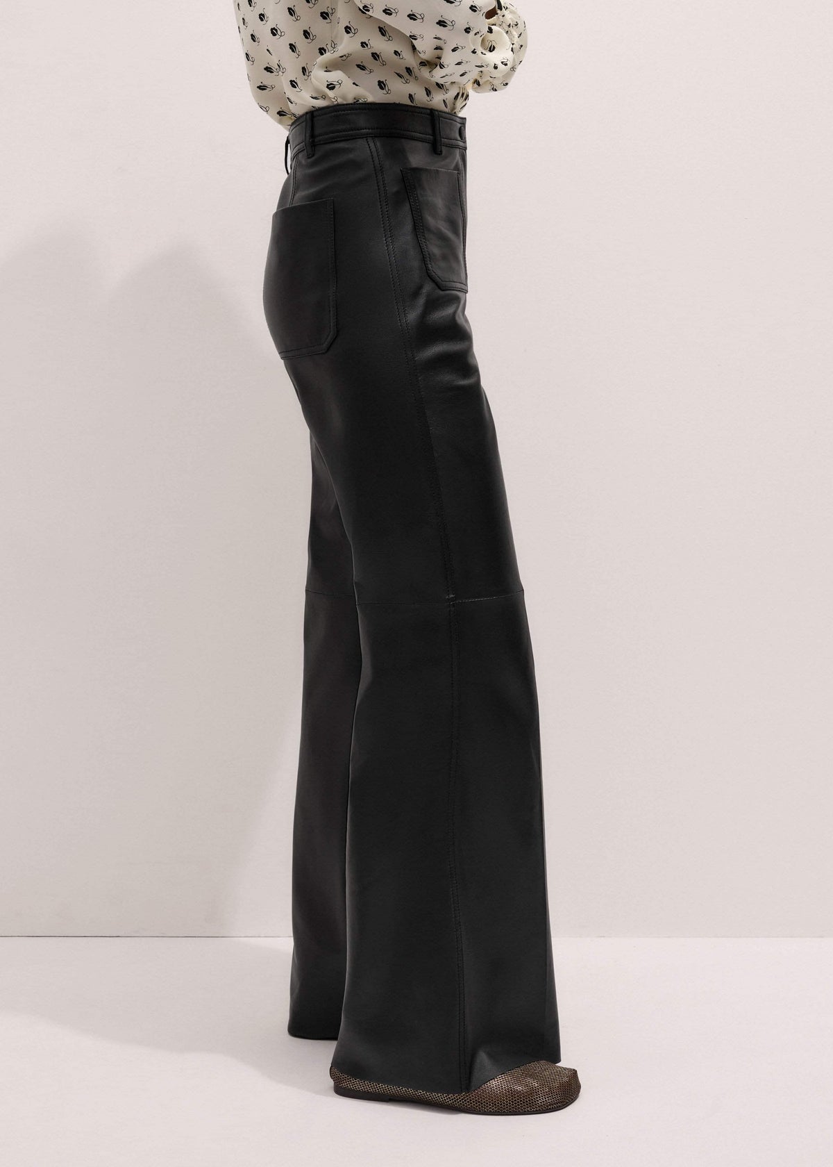 ME+EM Clothing Black Boot Cut Pant