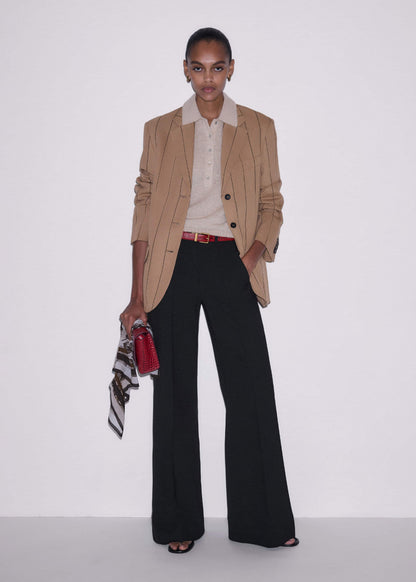 ME+EM Clothing Black Tailored Leg Elongator Pant
