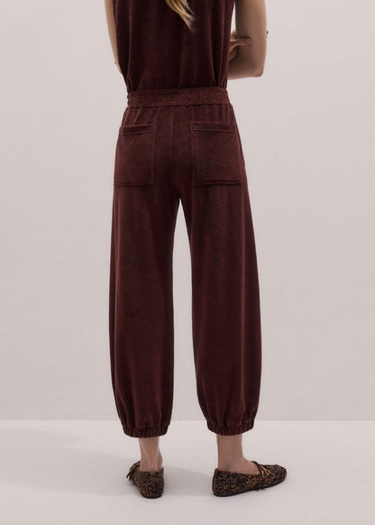 ME+EM Clothing Cinnamon Brown Relaxed Sweatpant