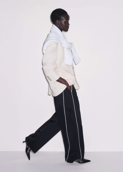 ME+EM Clothing Black Wide Barrel Track Pant