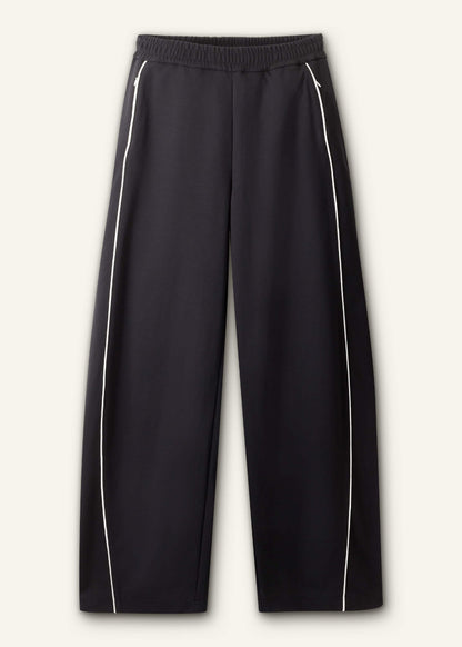 ME+EM Clothing Black Wide Barrel Track Pant