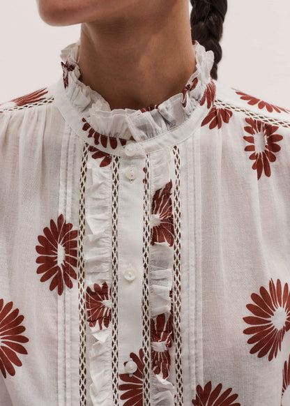 ME+EM Clothing Cream Summer Swing Blouse