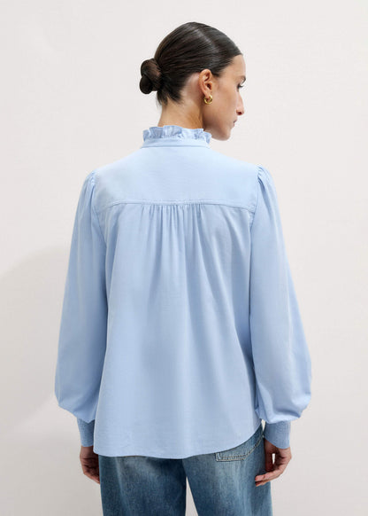 ME+EM Clothing Blue Winter Blouse