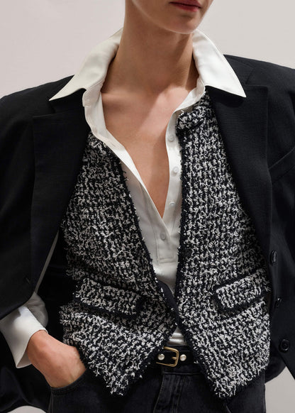 ME+EM Clothing Cream Fluid Sleeve Layering Blouse