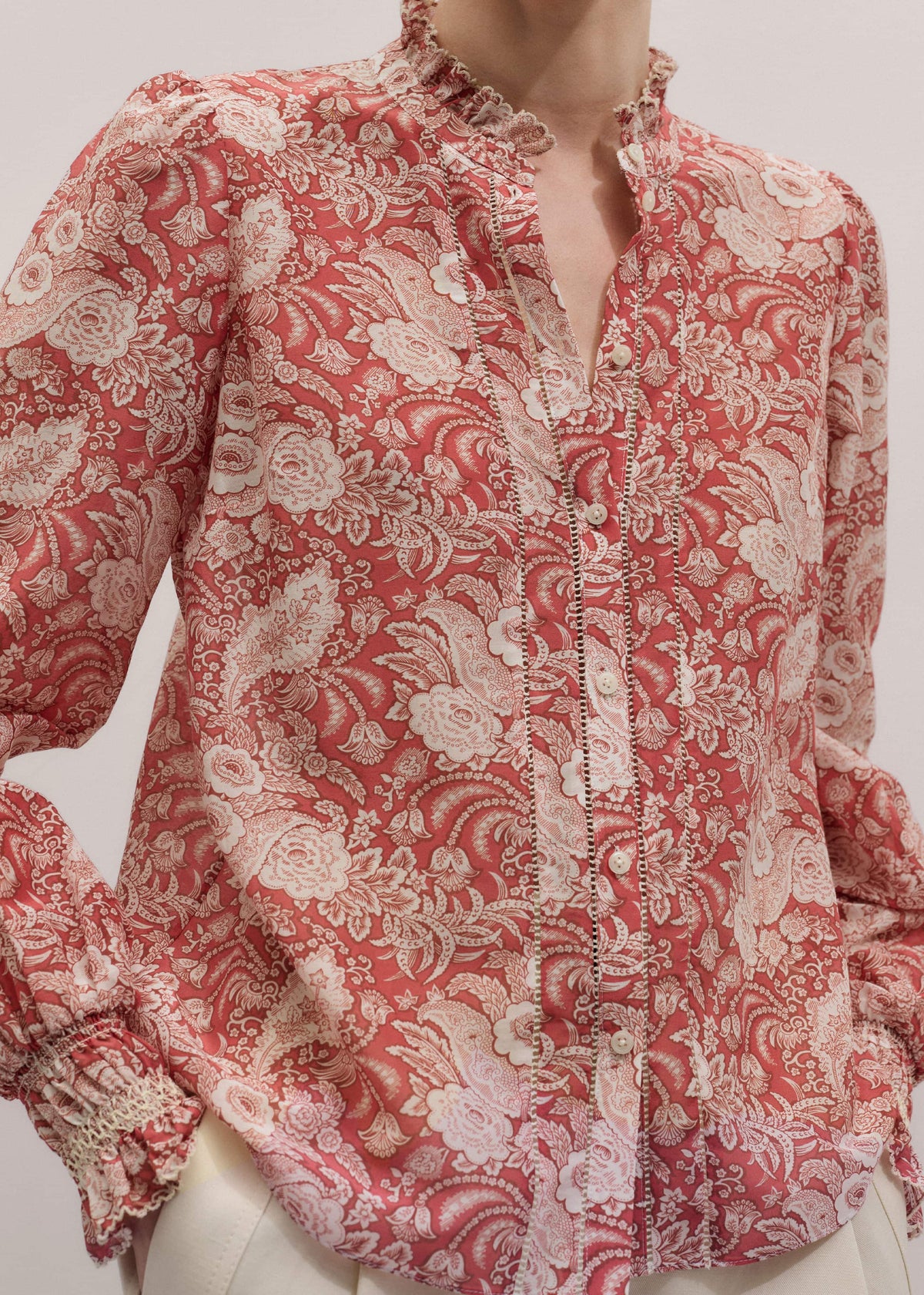 ME+EM Clothing Pink Relaxed Blouse