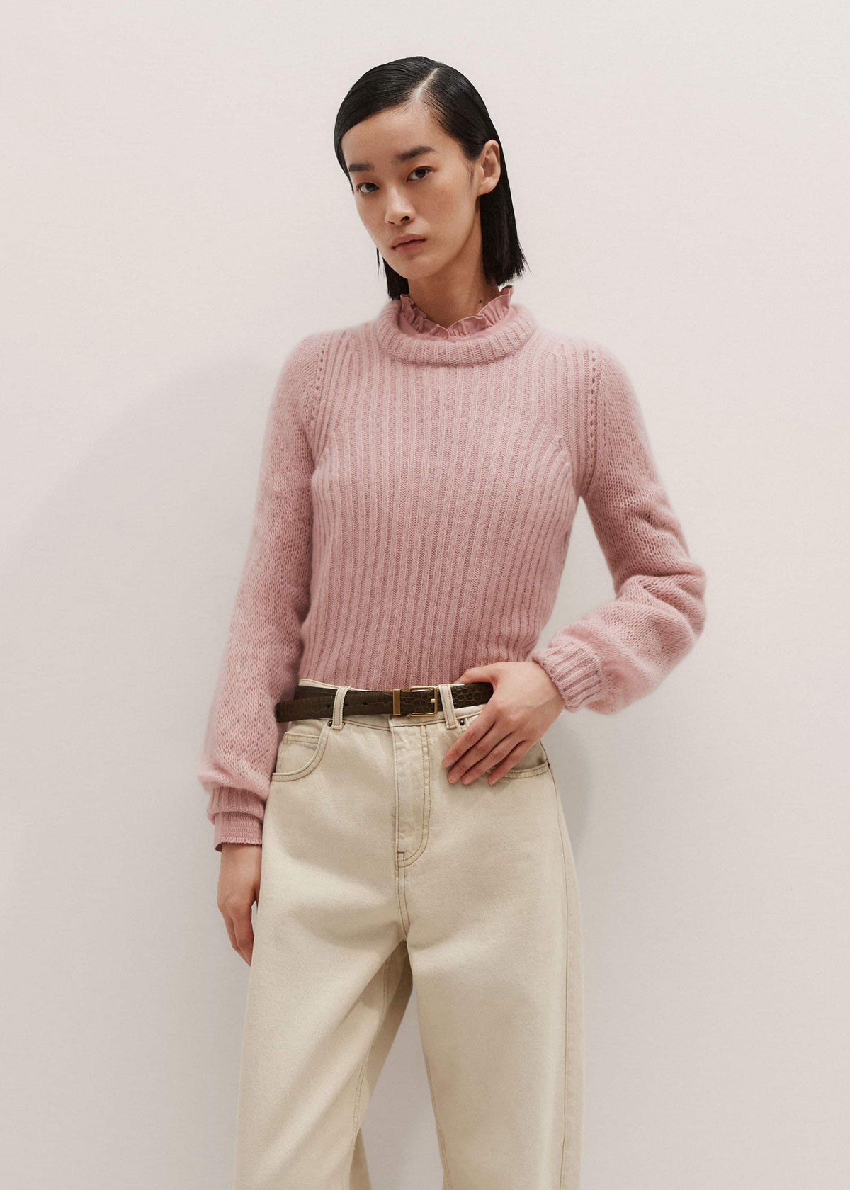 ME+EM Clothing Pink Winter Blouse