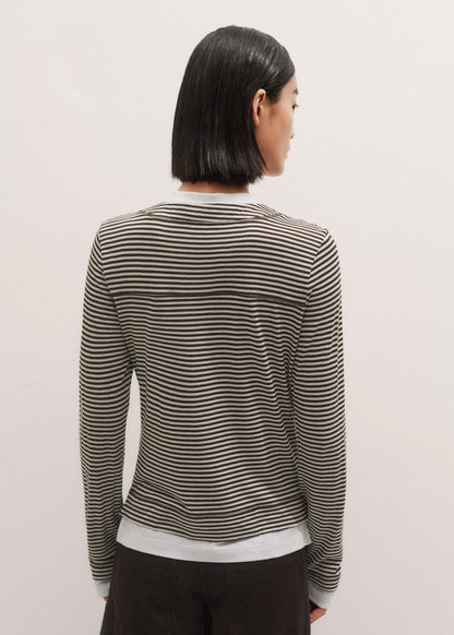 ME+EM Clothing Brown Double Layer Top