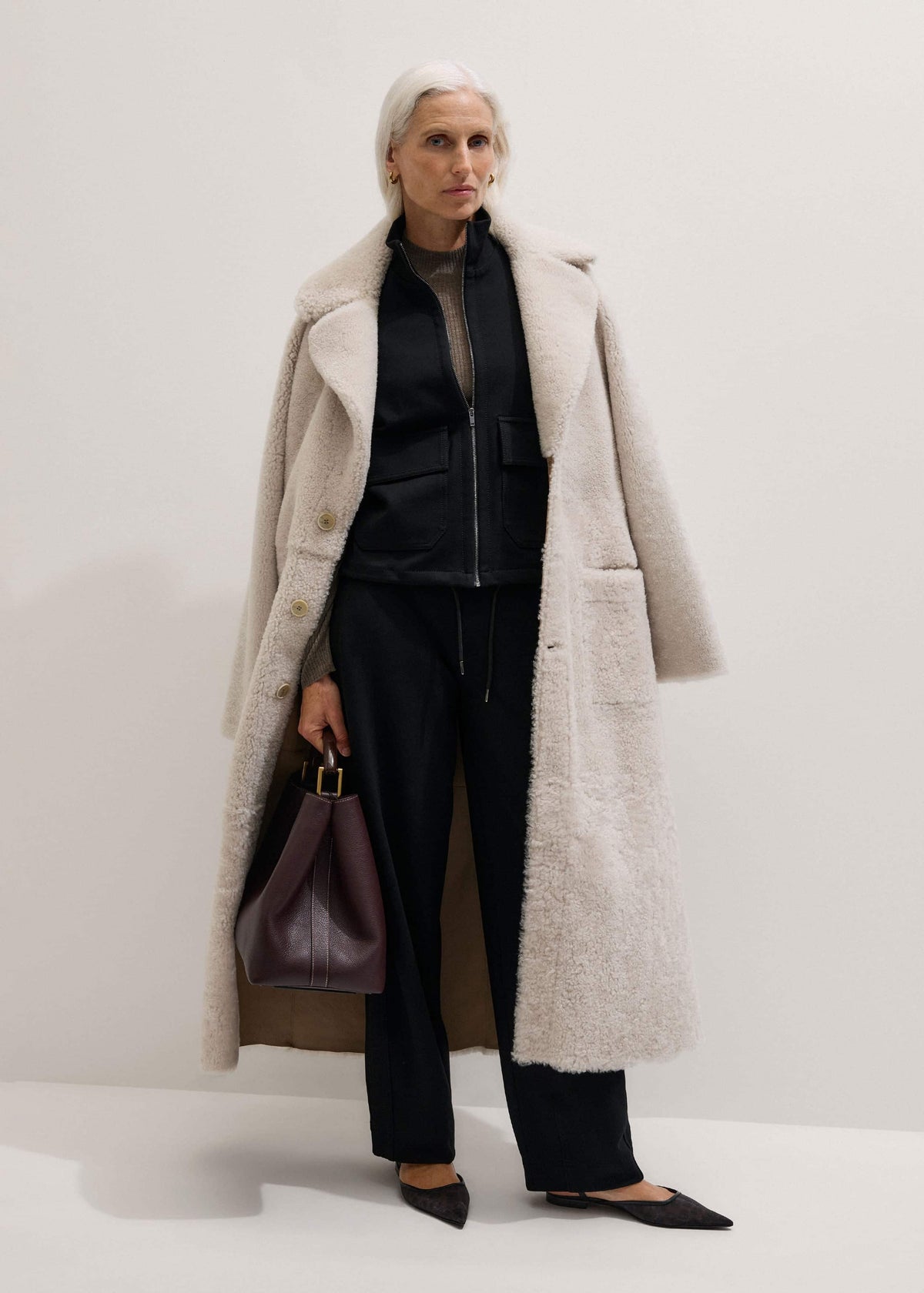 ME+EM Clothing Black Luxe Travel Tailoring Layering Jacket