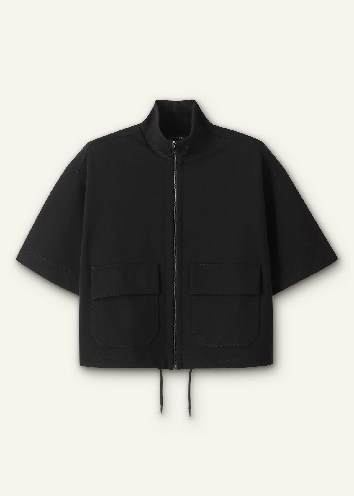 ME+EM Clothing Black Luxe Travel Tailoring Layering Jacket