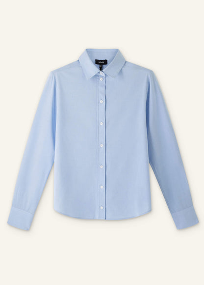 ME+EM Clothing Blue Travel Layering Shirt