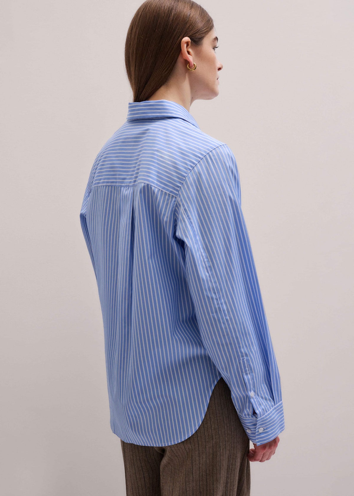 ME+EM Clothing Blue Double Cuff Relaxed Forever Shirt