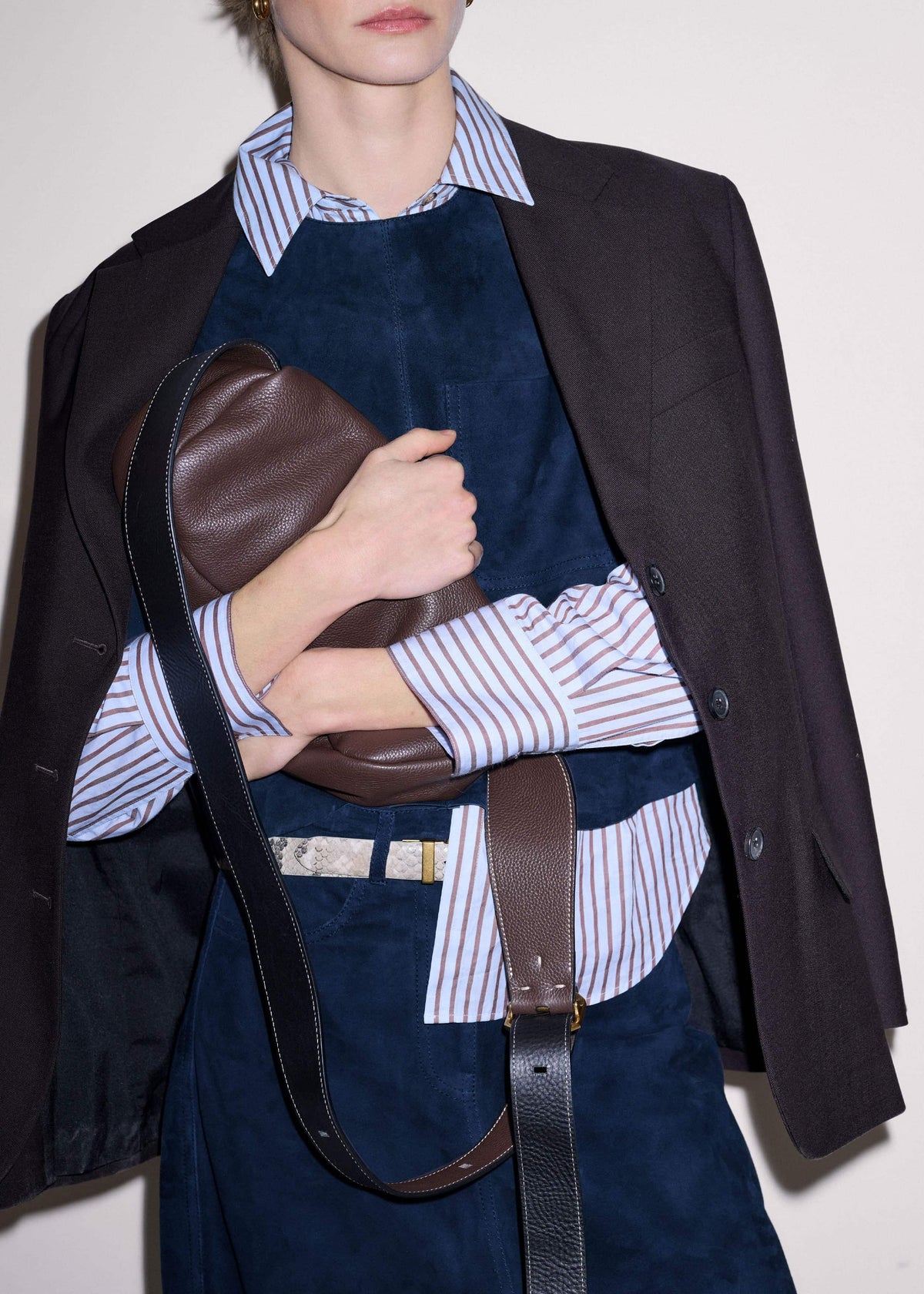 ME+EM Clothing Blue Stripe Relaxed Forever Shirt
