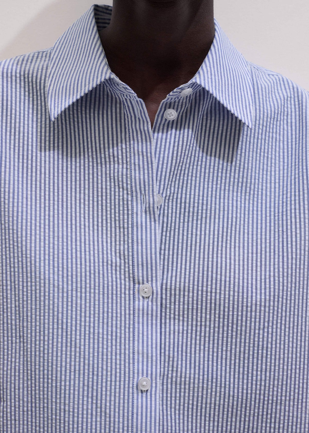 ME+EM Clothing Blue Stripe Relaxed Forever Shirt