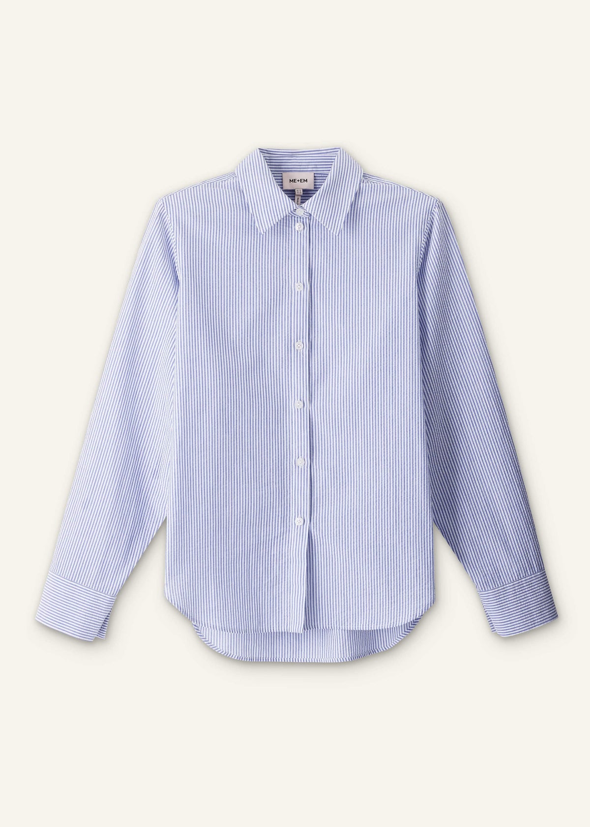ME+EM Clothing Blue Stripe Relaxed Forever Shirt
