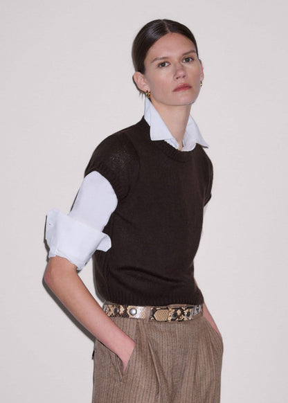 ME+EM Clothing White Travel Layering Shirt