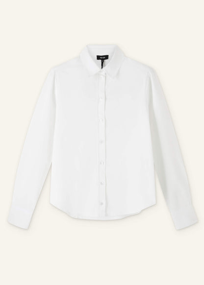 ME+EM Clothing White Travel Layering Shirt