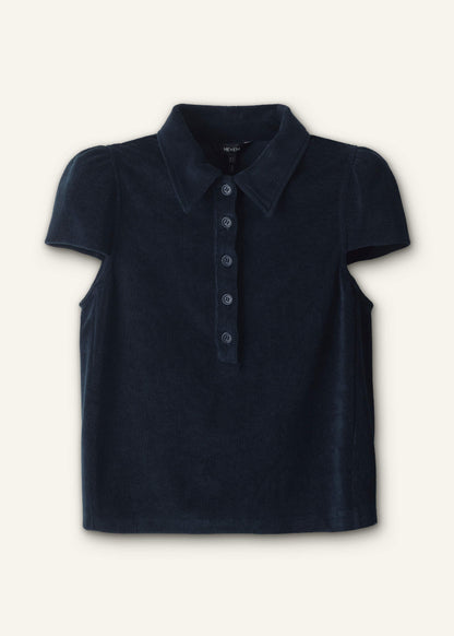 ME+EM Clothing Navy Sporty Smart Polo Top