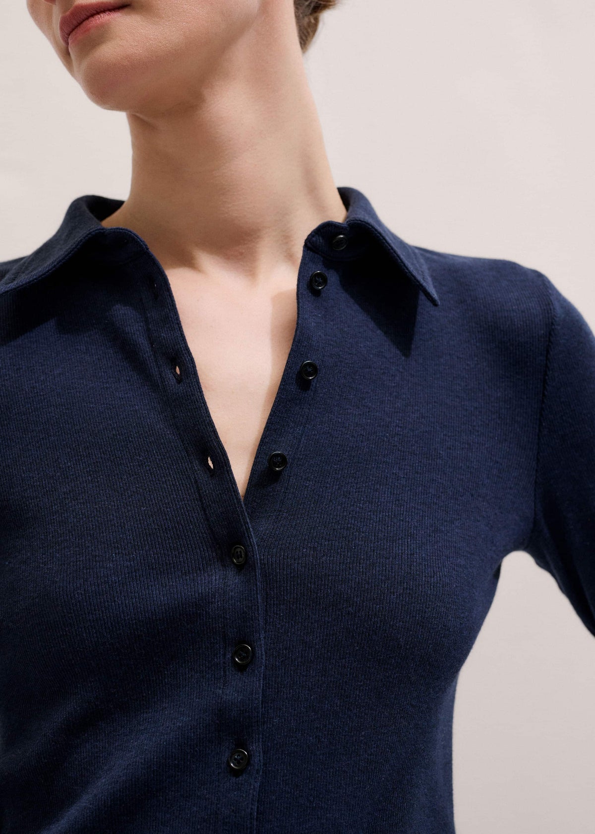 ME+EM Clothing Navy Perfect Basic Shirt