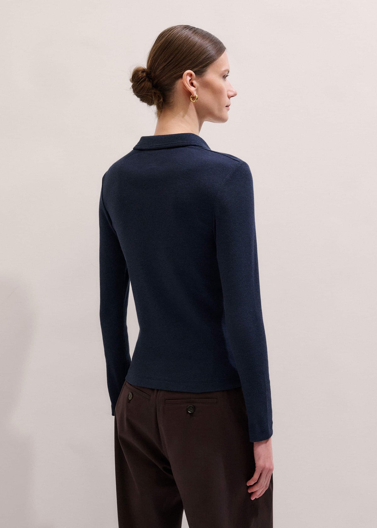 ME+EM Clothing Navy Perfect Basic Shirt