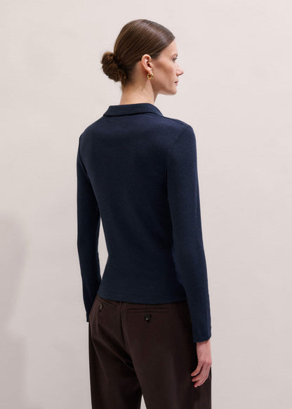 ME+EM Clothing Navy Perfect Basic Shirt