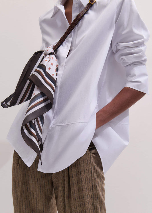 ME+EM Clothing White Clever Oversized Shirt