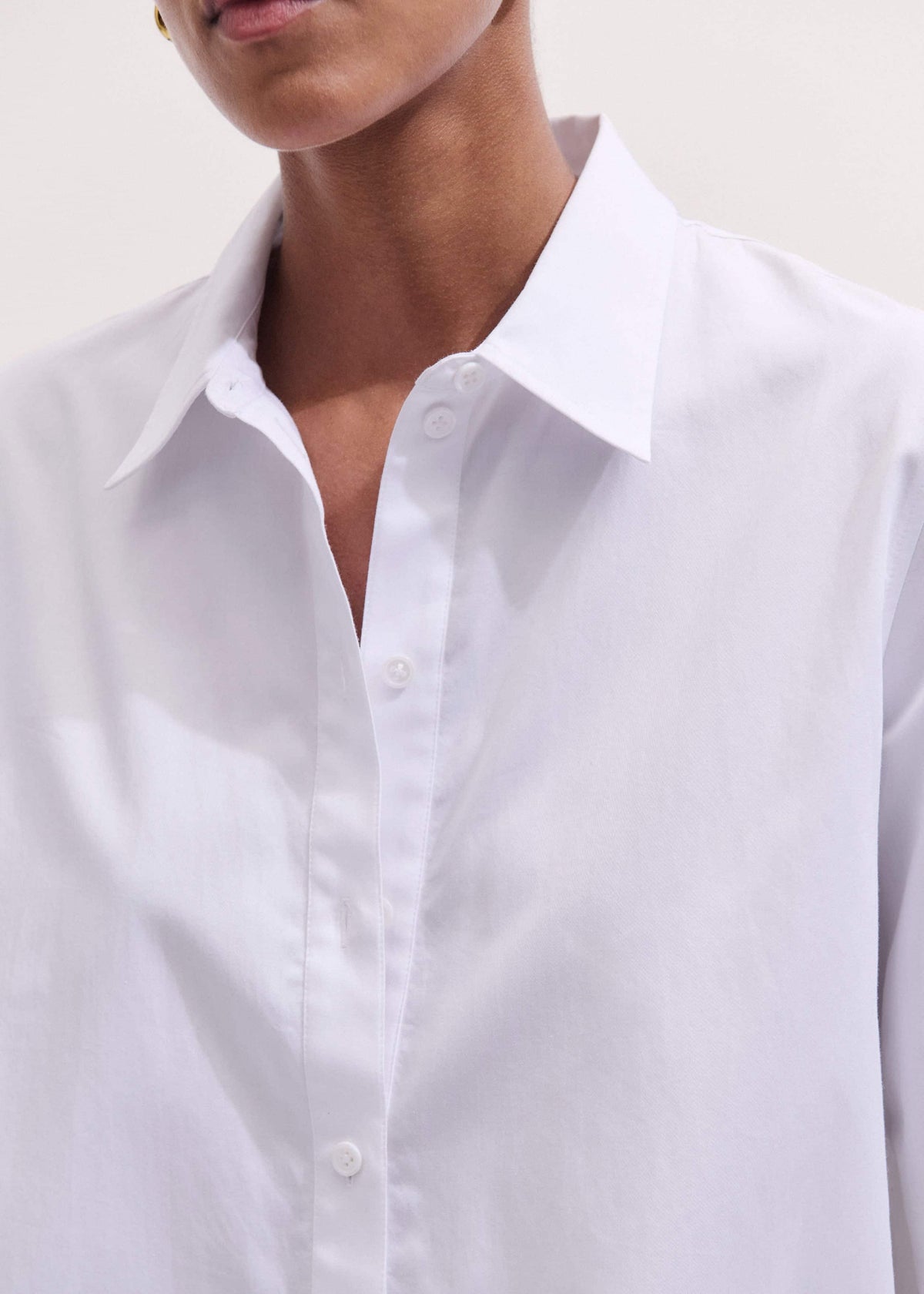 ME+EM Clothing White Clever Oversized Shirt