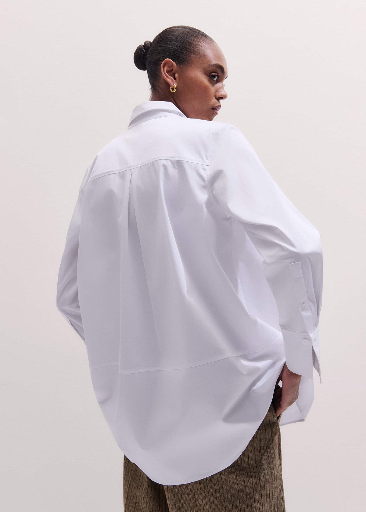 ME+EM Clothing White Clever Oversized Shirt