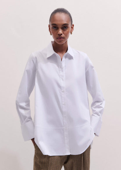 ME+EM Clothing White Clever Oversized Shirt