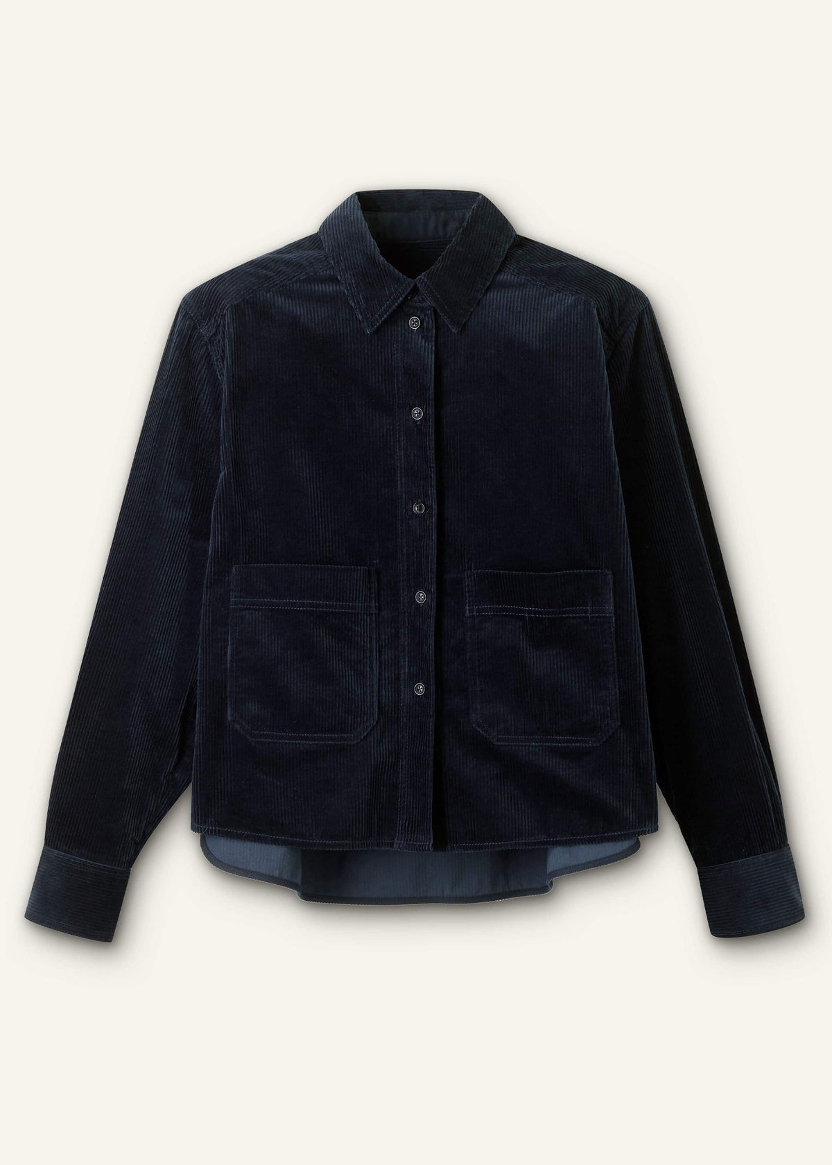 ME+EM Clothing Navy Boxy Shacket