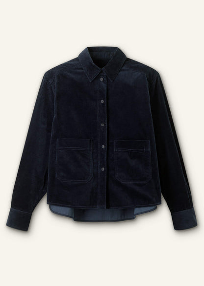 ME+EM Clothing Navy Boxy Shacket