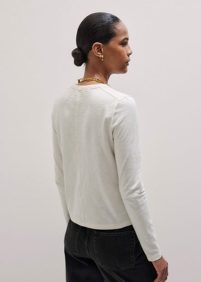 ME+EM Clothing Cream Warm Touch Top