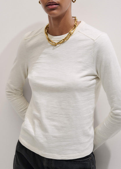 ME+EM Clothing Cream Warm Touch Top