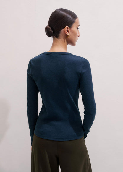 ME+EM Clothing Navy Perfect Basic Top