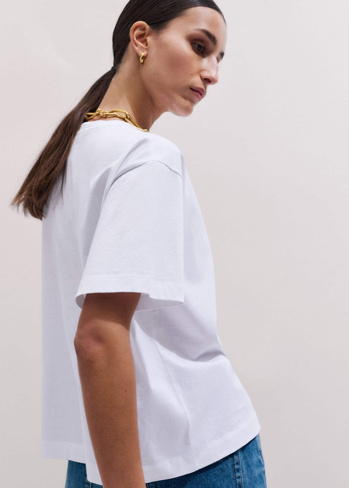 ME+EM Clothing White Oversized Tee