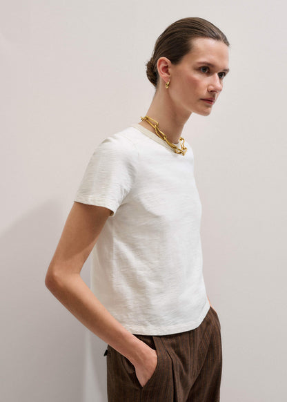 ME+EM Clothing Cream Warm Touch Tee