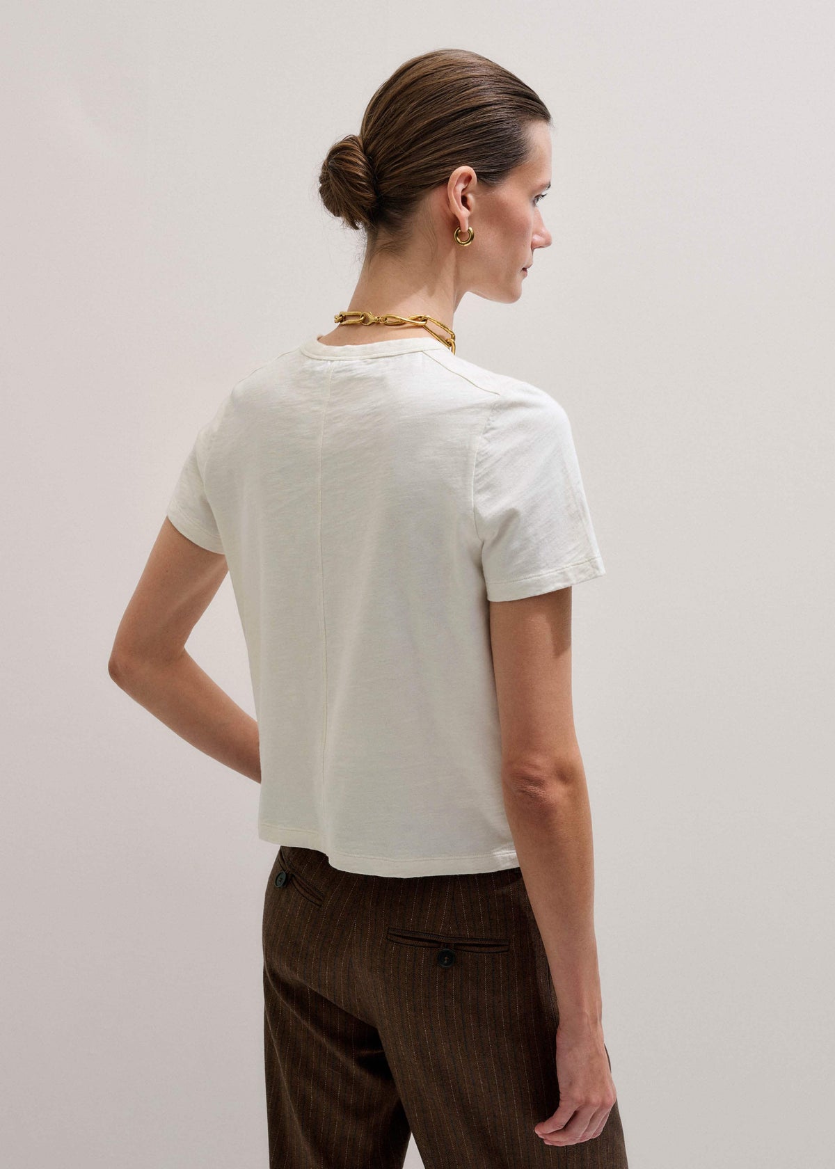 ME+EM Clothing Cream Warm Touch Tee