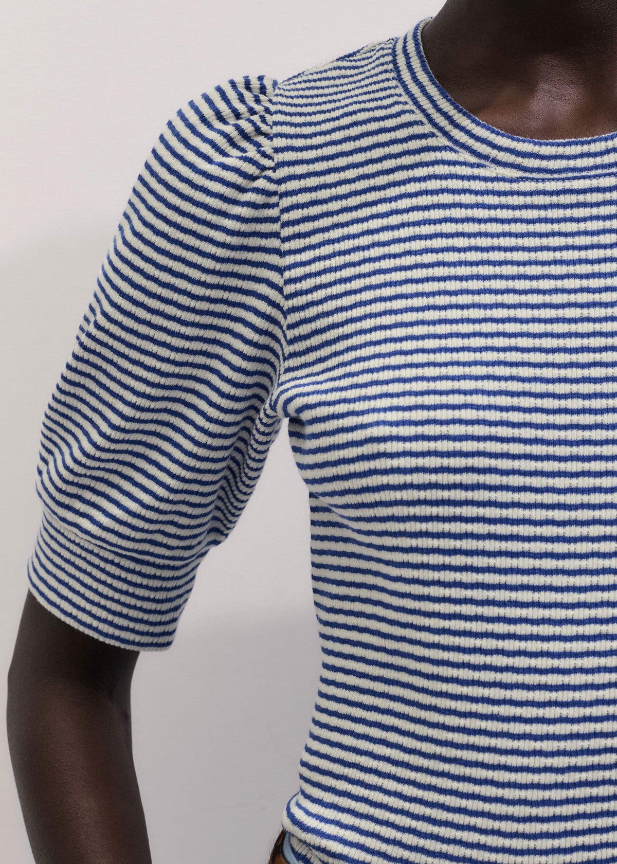 ME+EM Clothing Blue Feminine Sleeve Tee