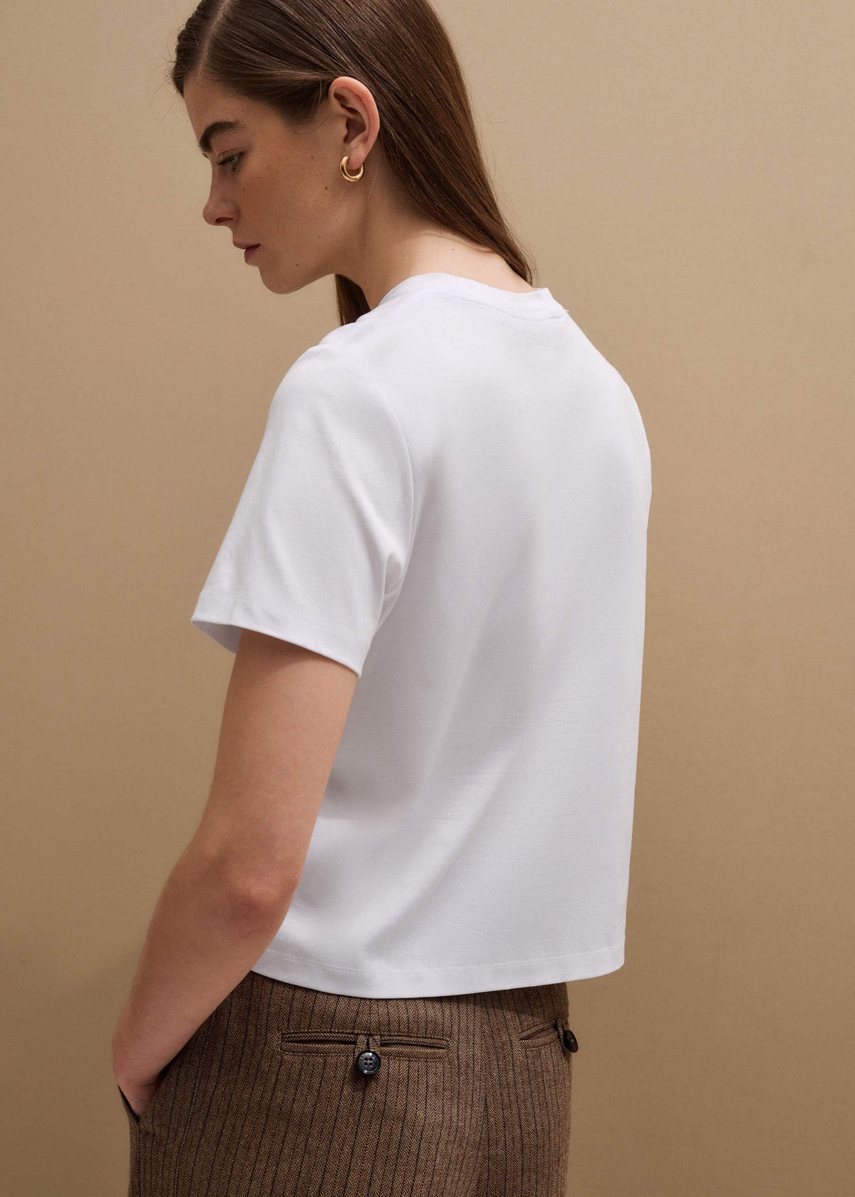 ME+EM Clothing White Under Suit Tailoring Tee