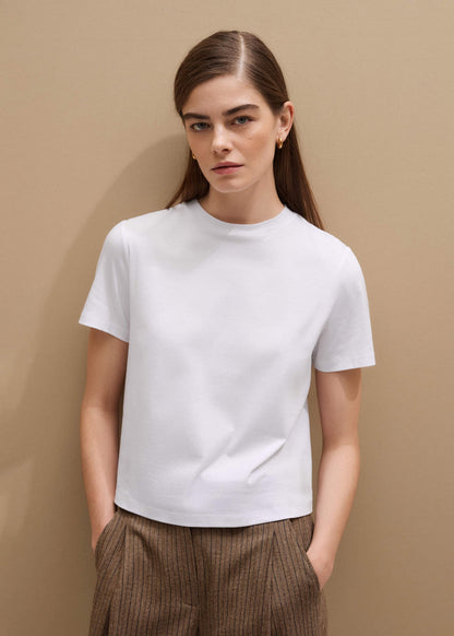 ME+EM Clothing White Under Suit Tailoring Tee