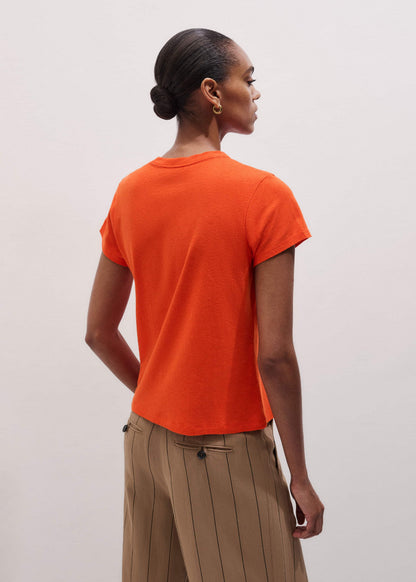 ME+EM Clothing Orange Soft Washed Straight Tee