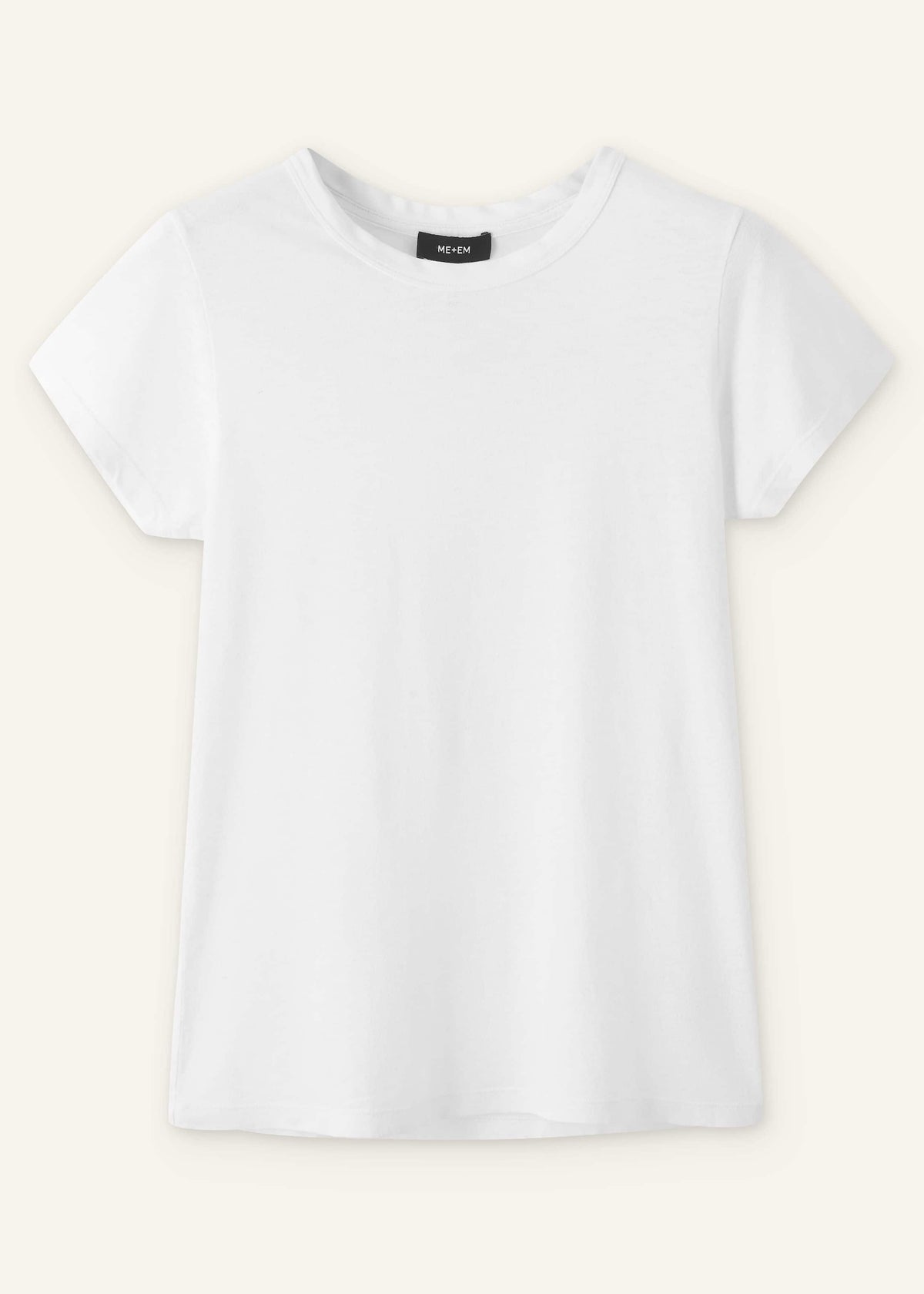 ME+EM Clothing White Soft Washed Tee
