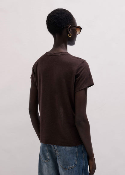 ME+EM Clothing Brown Soft Washed Tee