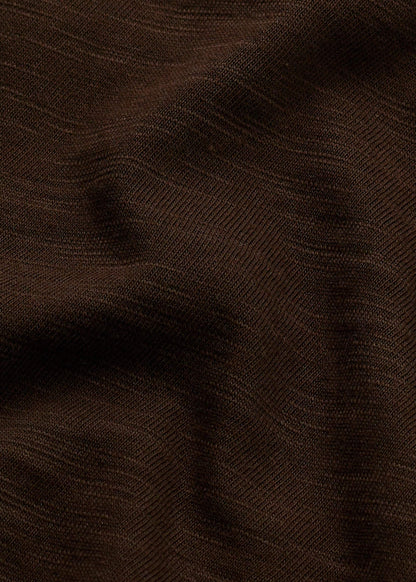 ME+EM Clothing Brown Warm Touch Tee