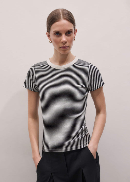 ME+EM Clothing Black Swan Slim Tee